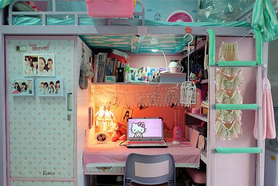 藝術院校女生宿舍裝扮風格 美極了
