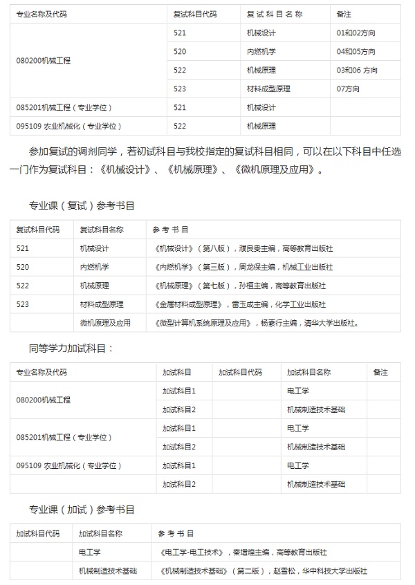 2017年華北水利水電大學(xué)機(jī)械學(xué)院考研復(fù)試通知