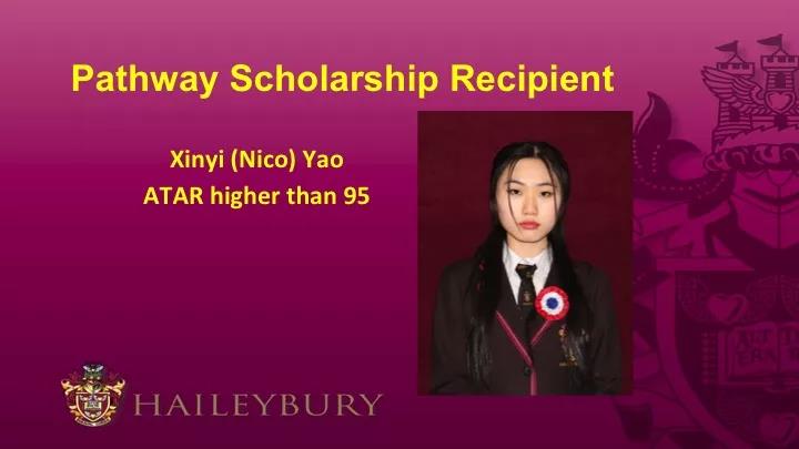 恭喜黑利伯瑞國際學校2018屆優秀畢業生獲得“升學獎學金”