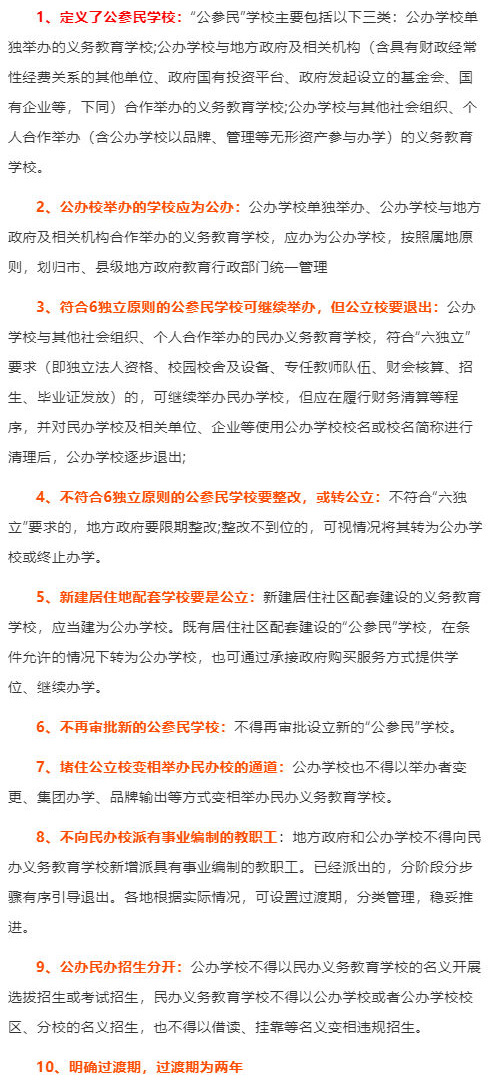 民辦轉(zhuǎn)公辦學(xué)校