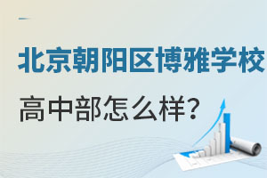 北京朝陽區博雅學校高中部怎么樣