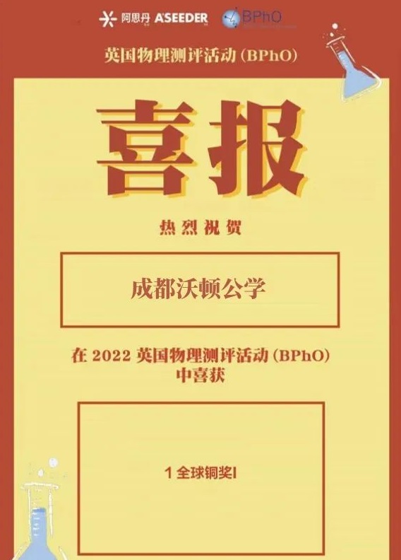 成都沃頓公學獲獎