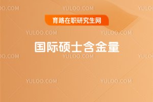 國際碩士含金量
