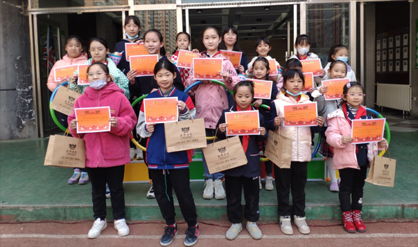 燕郊劍橋?qū)W校跳繩比賽