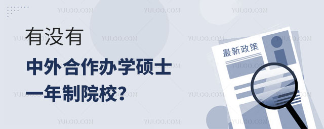 有沒有中外合作辦學碩士一年制院校正文