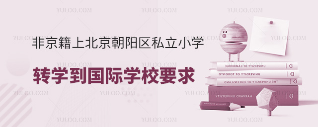 非京籍上北京朝陽區私立小學轉學到國際學校要求