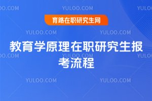 2025教育學原理在職研究生報考流程