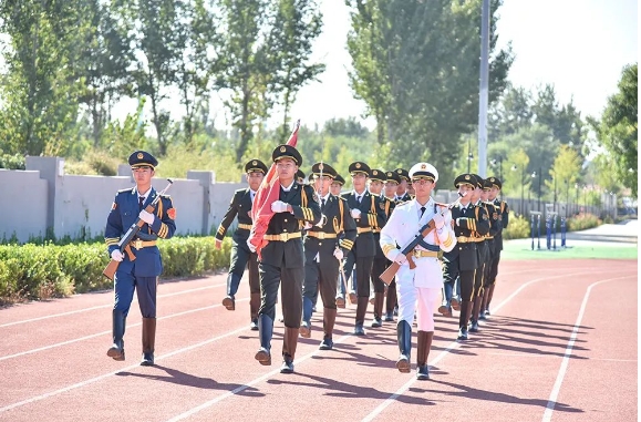 青春向黨,強國有我——益田翰德學校全校升旗儀式