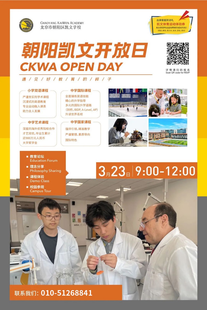 北京市朝陽區(qū)凱文學校藝術項目開放日