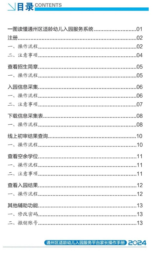通州區幼兒園報名流程