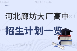 2026年河北廊坊大廠高中招生計劃一覽表!含公立/私立高中
