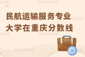 2024民航運輸服務專業大學在重慶分數線多少分?附專業代碼