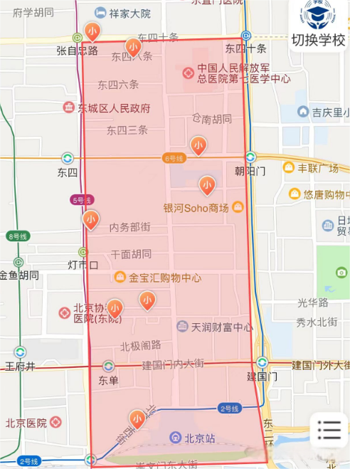 東朝建片區地圖