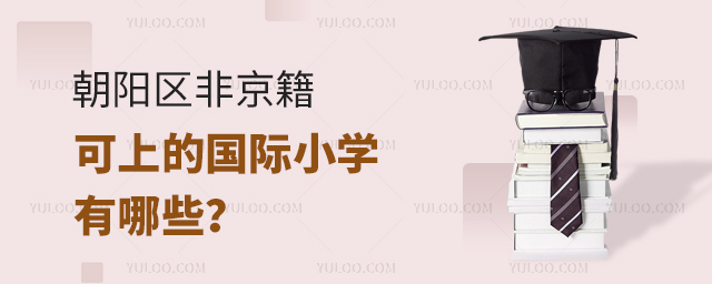 2025年朝陽區(qū)非京籍可上的國際小學