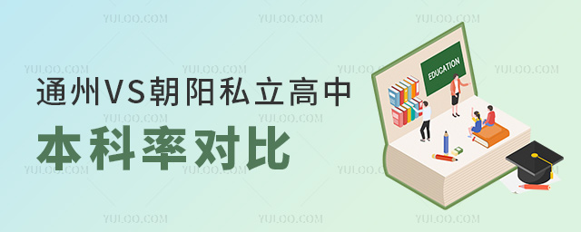 通州VS朝陽(yáng)私立高中本科率對(duì)比