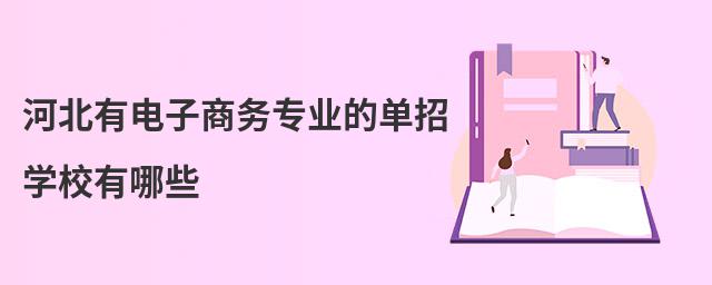 河北有電子商務專業的單招學校有哪些
