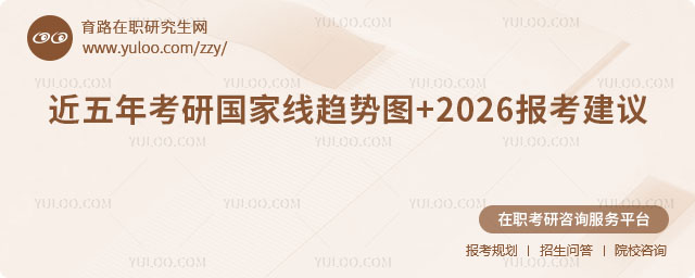 近五年考研國家線趨勢(shì)圖