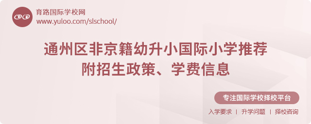2025年通州區(qū)非京籍幼升小國際小學(xué)推薦
