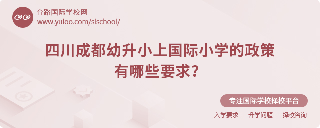 2025年四川成都幼升小上國際小學的政策