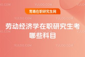 勞動(dòng)經(jīng)濟(jì)學(xué)在職研究生考哪些科目