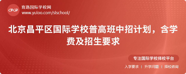 2025年北京昌平區國際學校普高班中招計劃