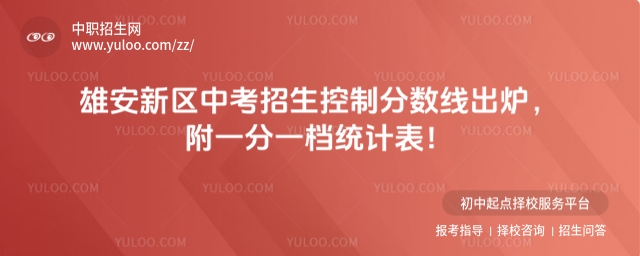 2025年雄安新區(qū)中考招生控制分?jǐn)?shù)線出爐
