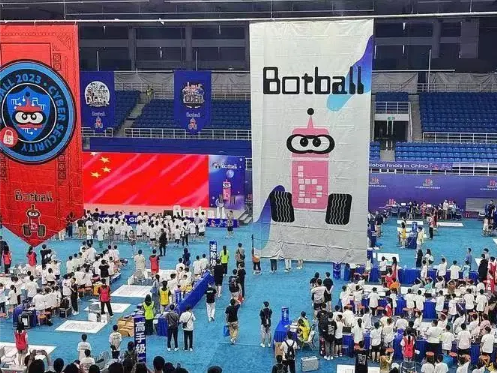 青苗參加國(guó)際機(jī)器人決賽現(xiàn)場(chǎng)