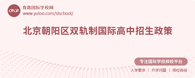 2025年北京朝陽區雙軌制國際高中招生政策