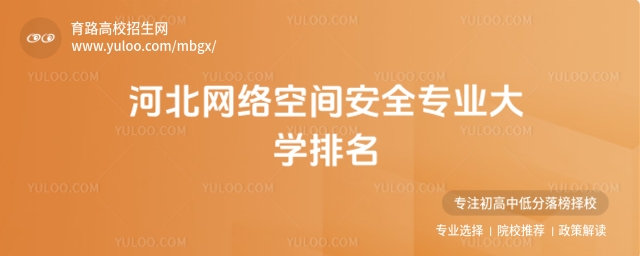 2025年河北網(wǎng)絡(luò)空間安全專業(yè)大學(xué)排名