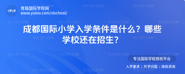 成都國際小學入學條件是什么?哪些學校還在招生