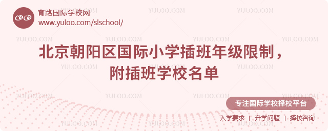 2025-2026第一學期北京朝陽區國際小學插班年級限制