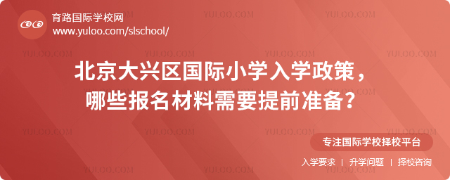 2026年北京大興區國際小學入學政策