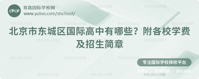 2026年北京市東城區國際高中有哪些