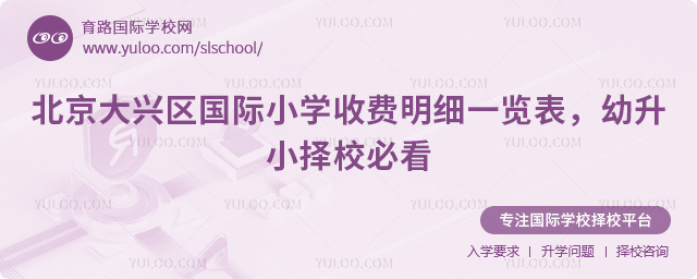 北京大興區(qū)國際小學(xué)收費明細(xì)