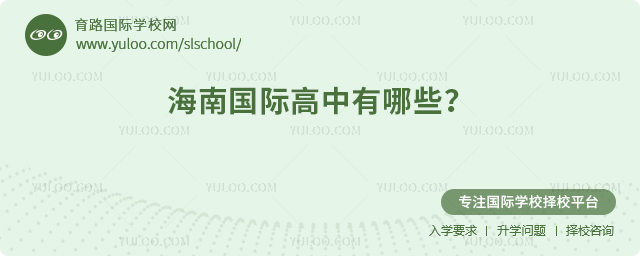 2026年海南國際高中有哪些